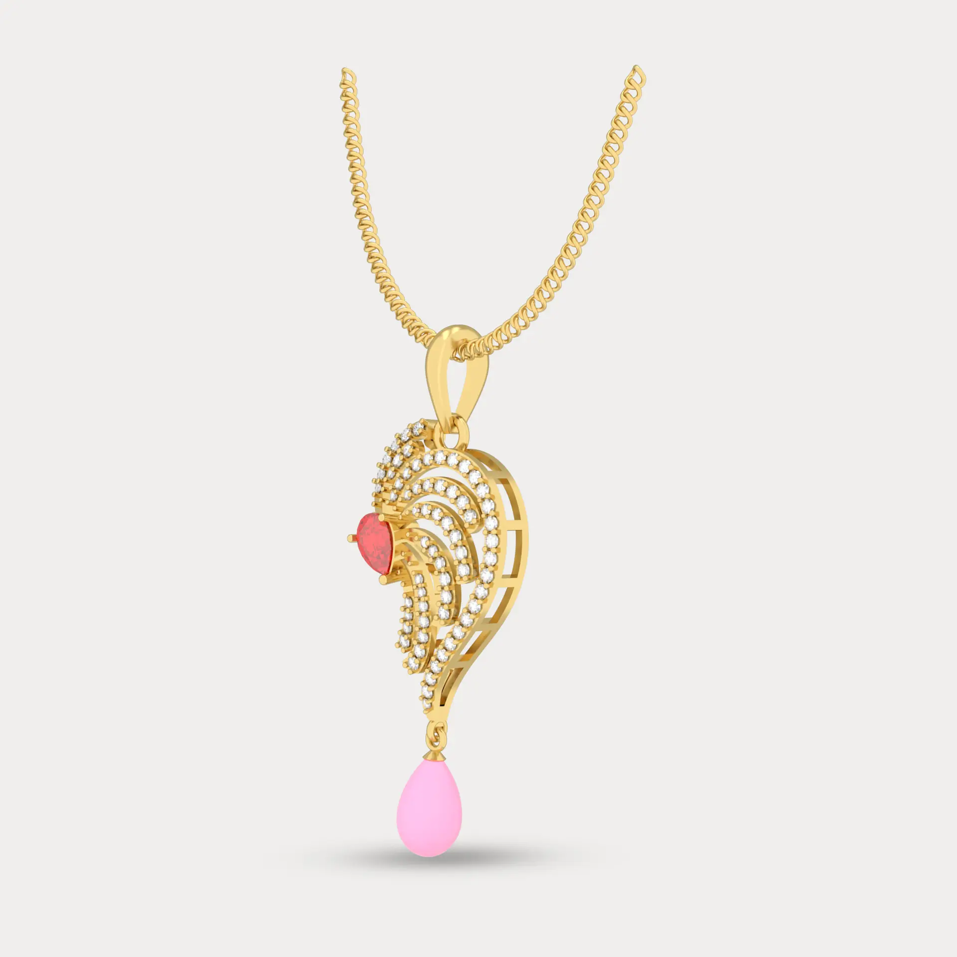 Miracle Diamond Pendant, alternate view