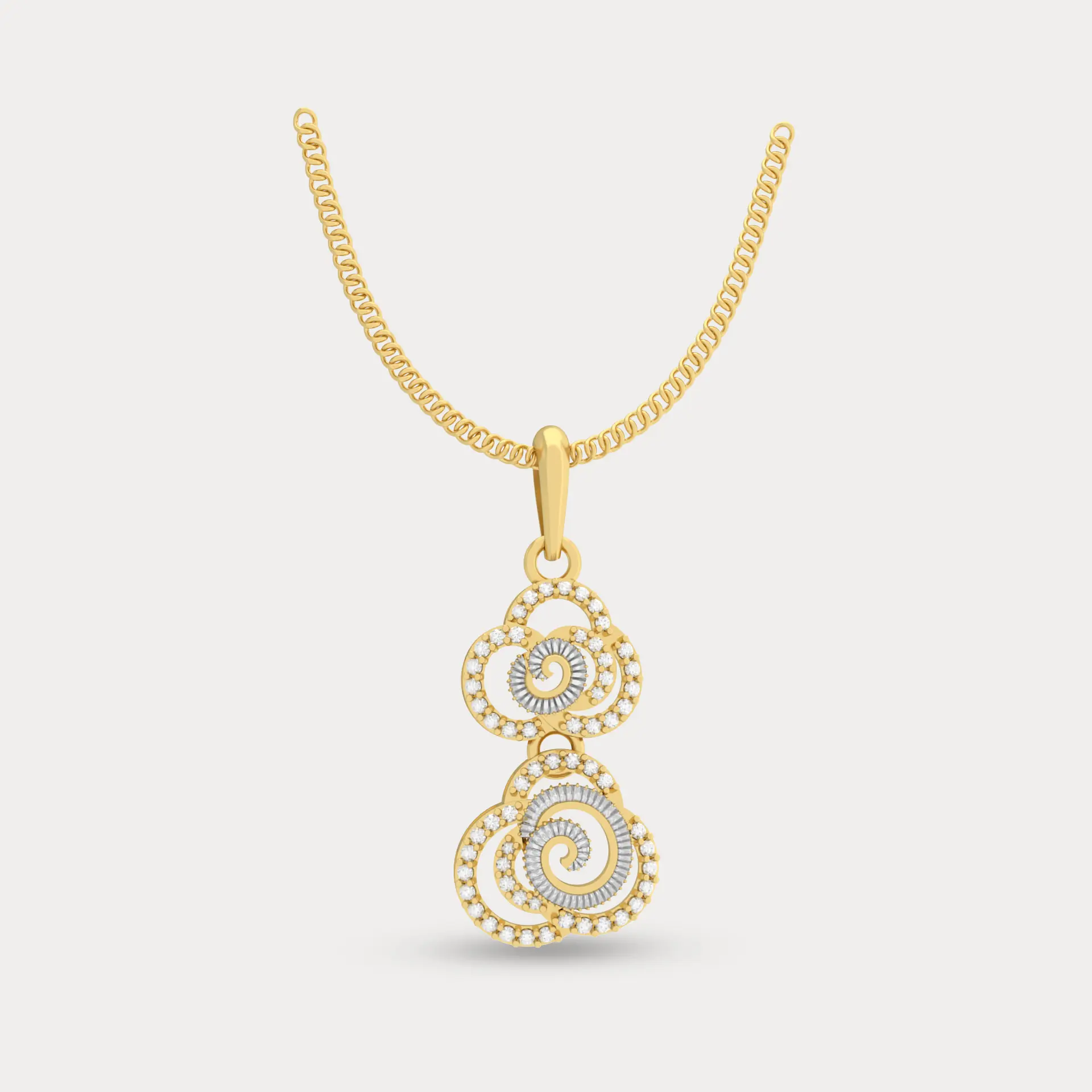 Twin Tassel Pendant