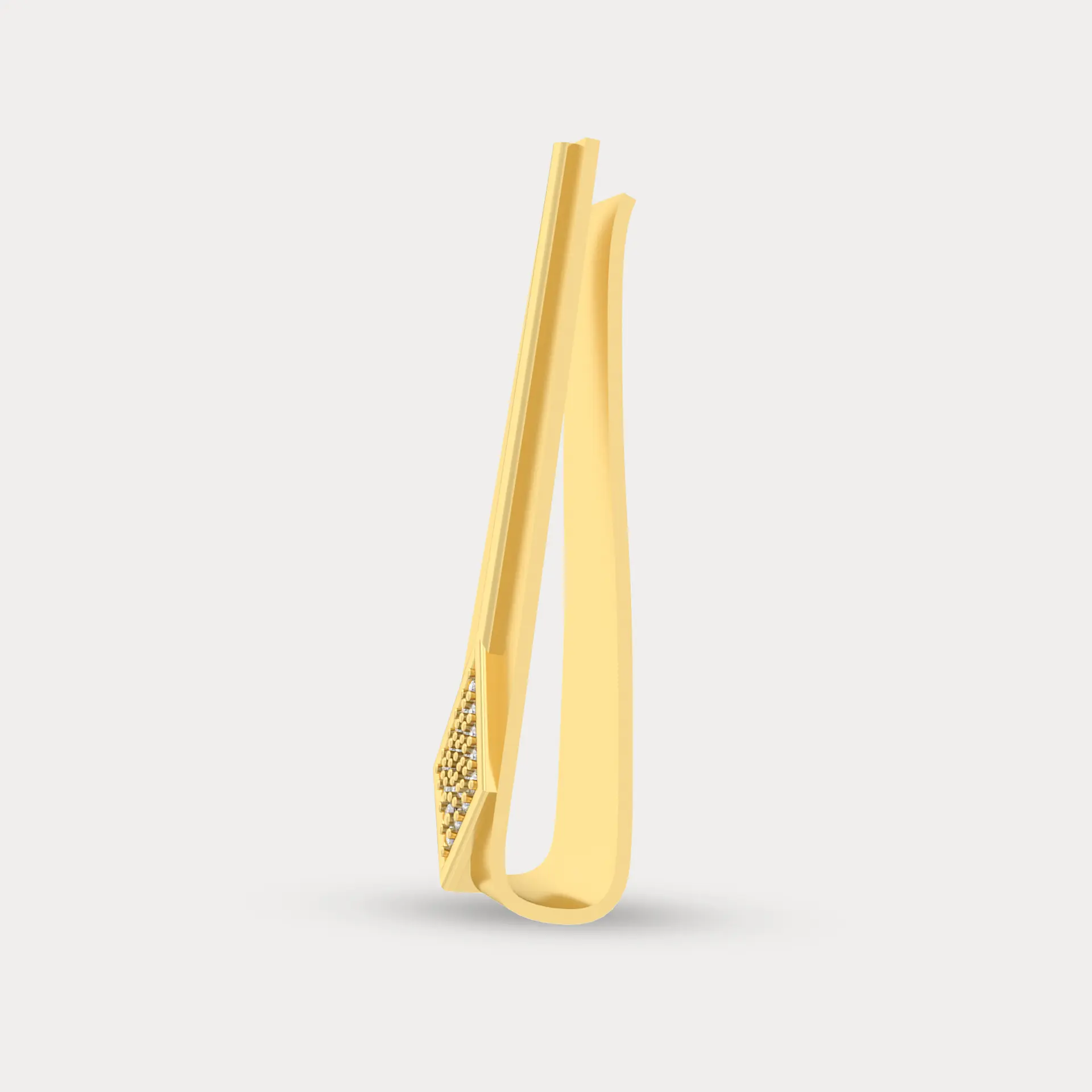 Glint Diamond Tie Pin, alternate view