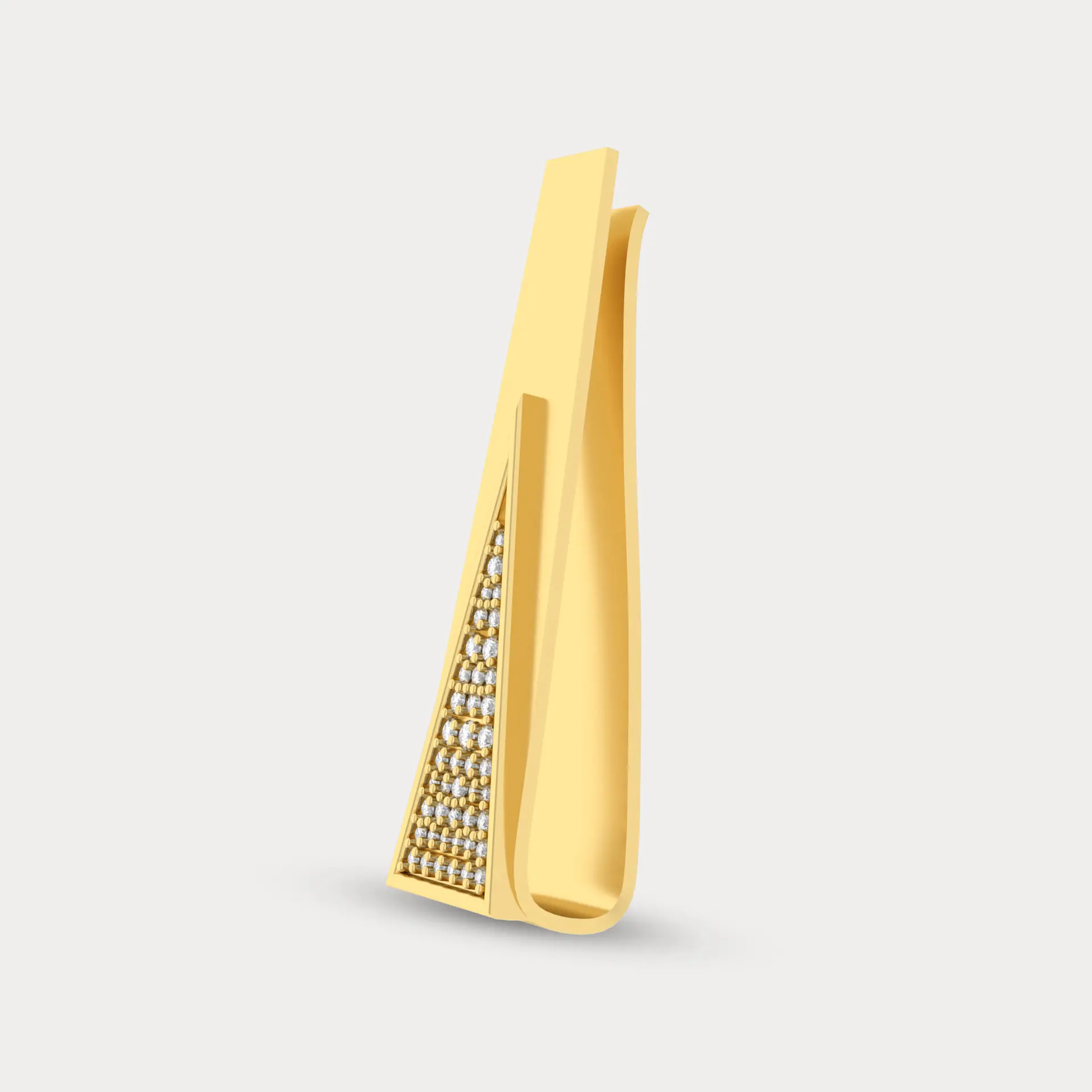 Opa Diamond Tie Pin , alternate view