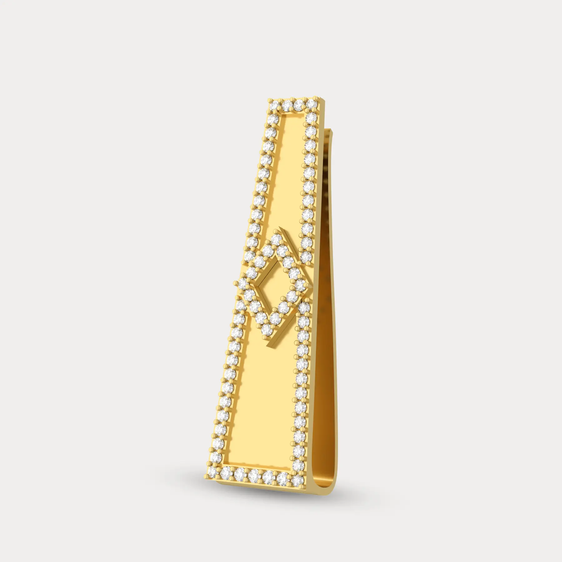 Luxe Touch Diamond Tie Pin