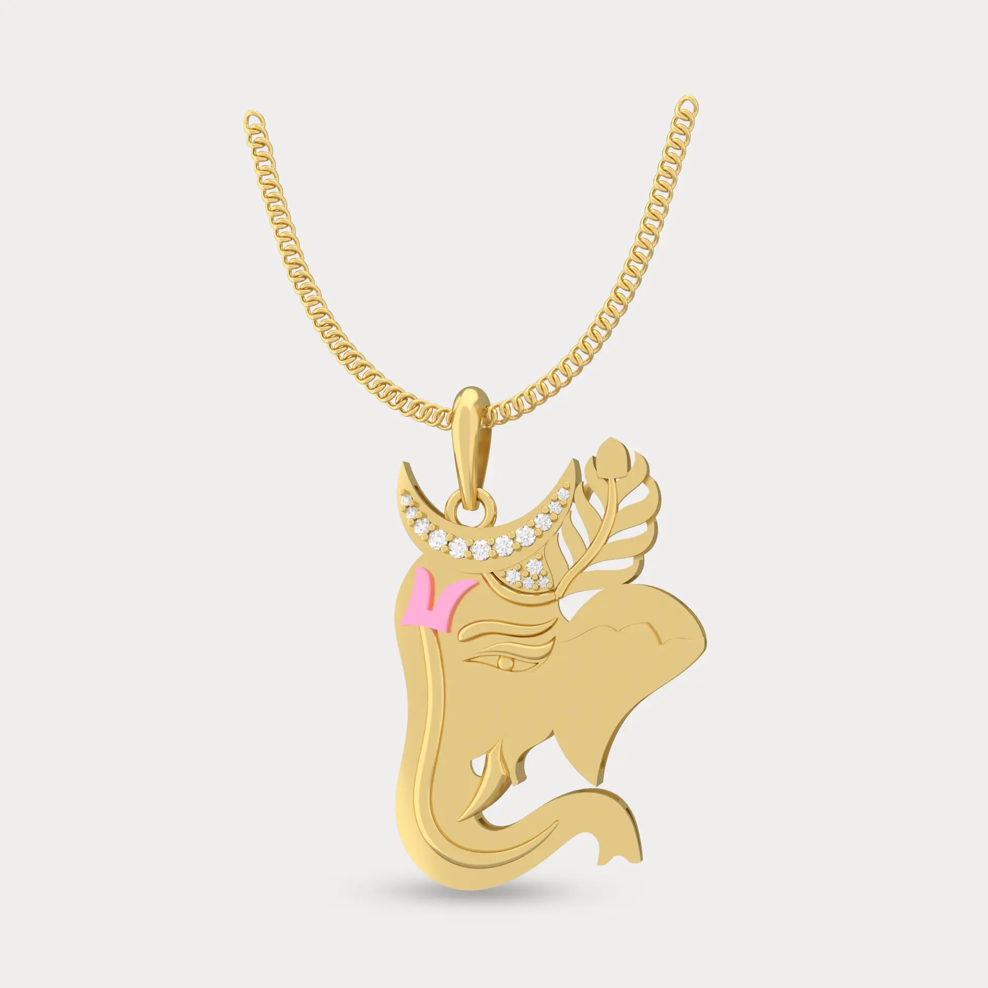 Vignaharta Diamond Pendant