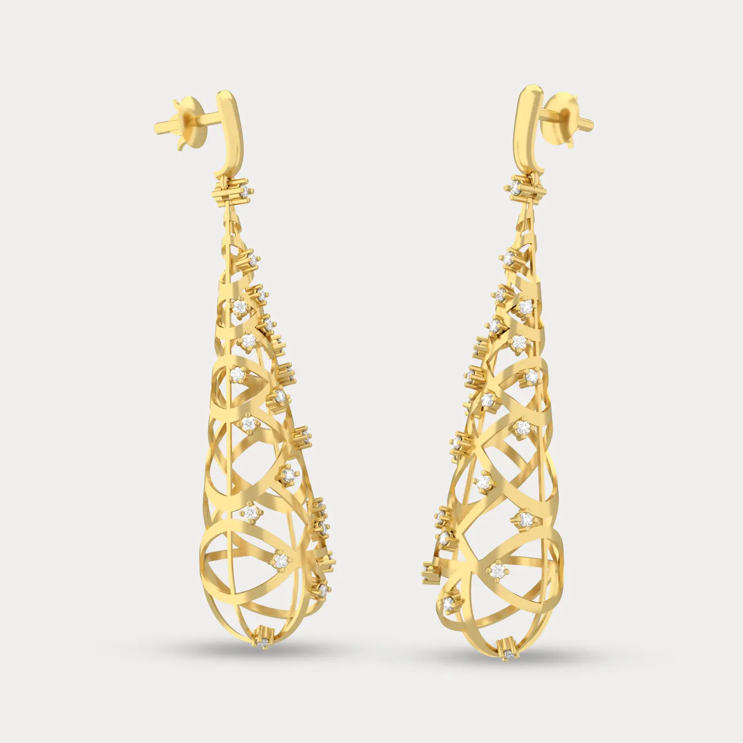 Nitya Diamond Earring, alternate view