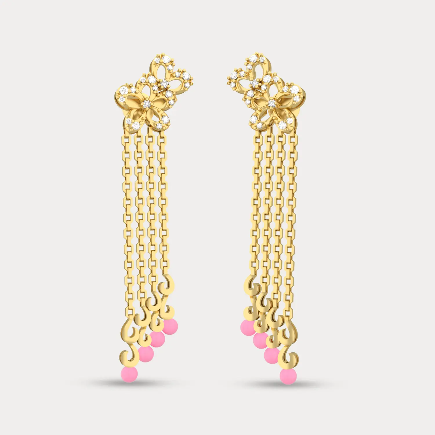 Charm Blossom Dangling Earring
