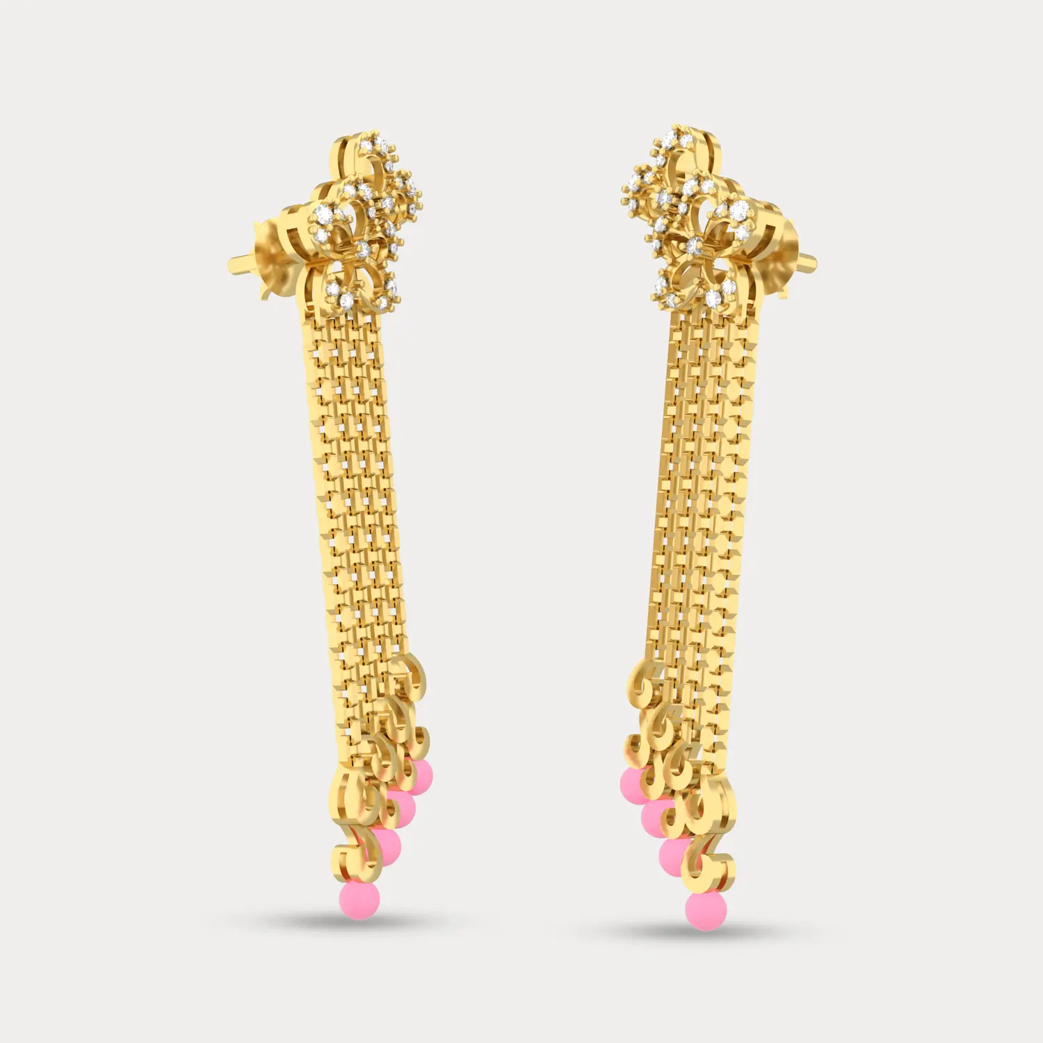 Charm Blossom Dangling Earring, alternate view
