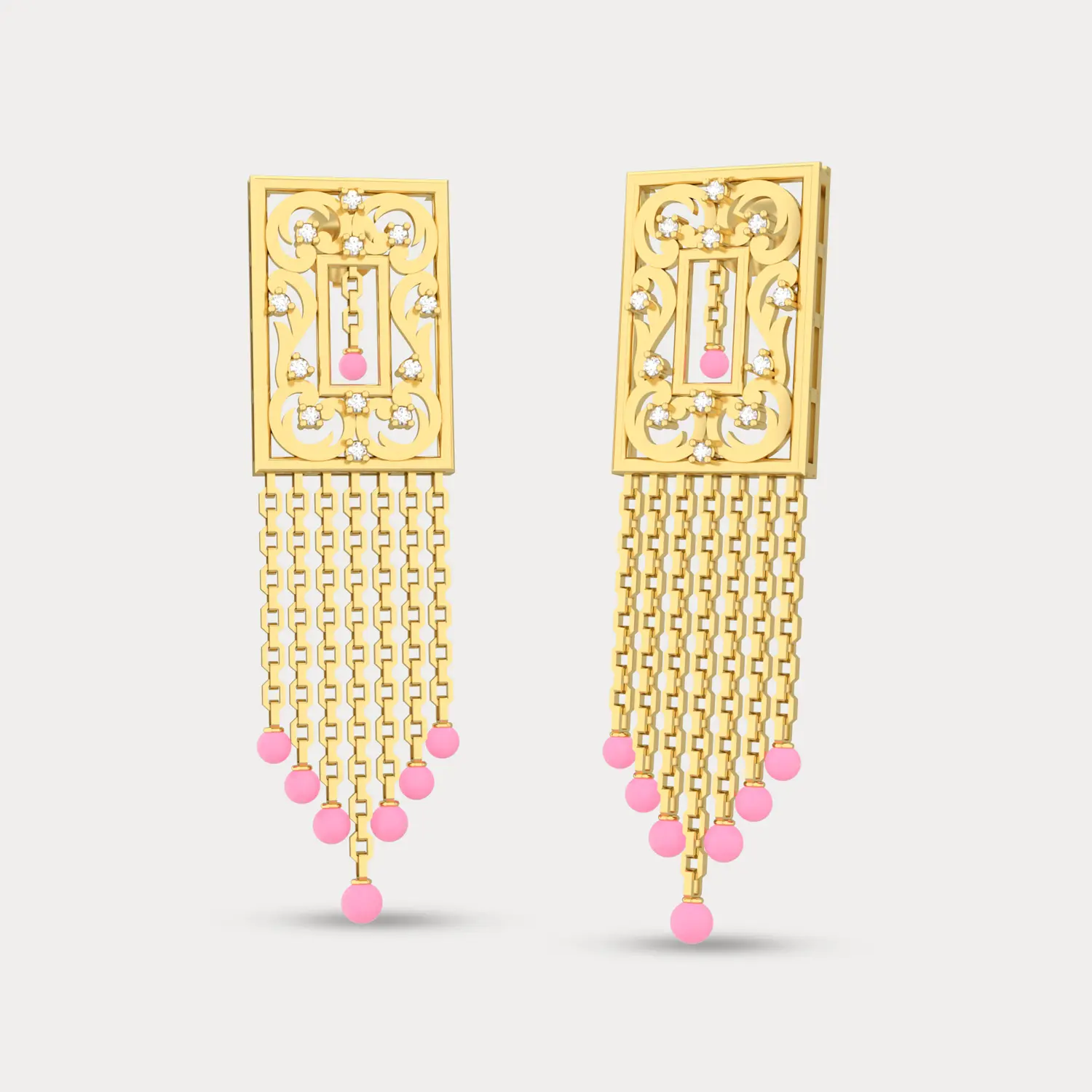 Classic Design Diamond Earring