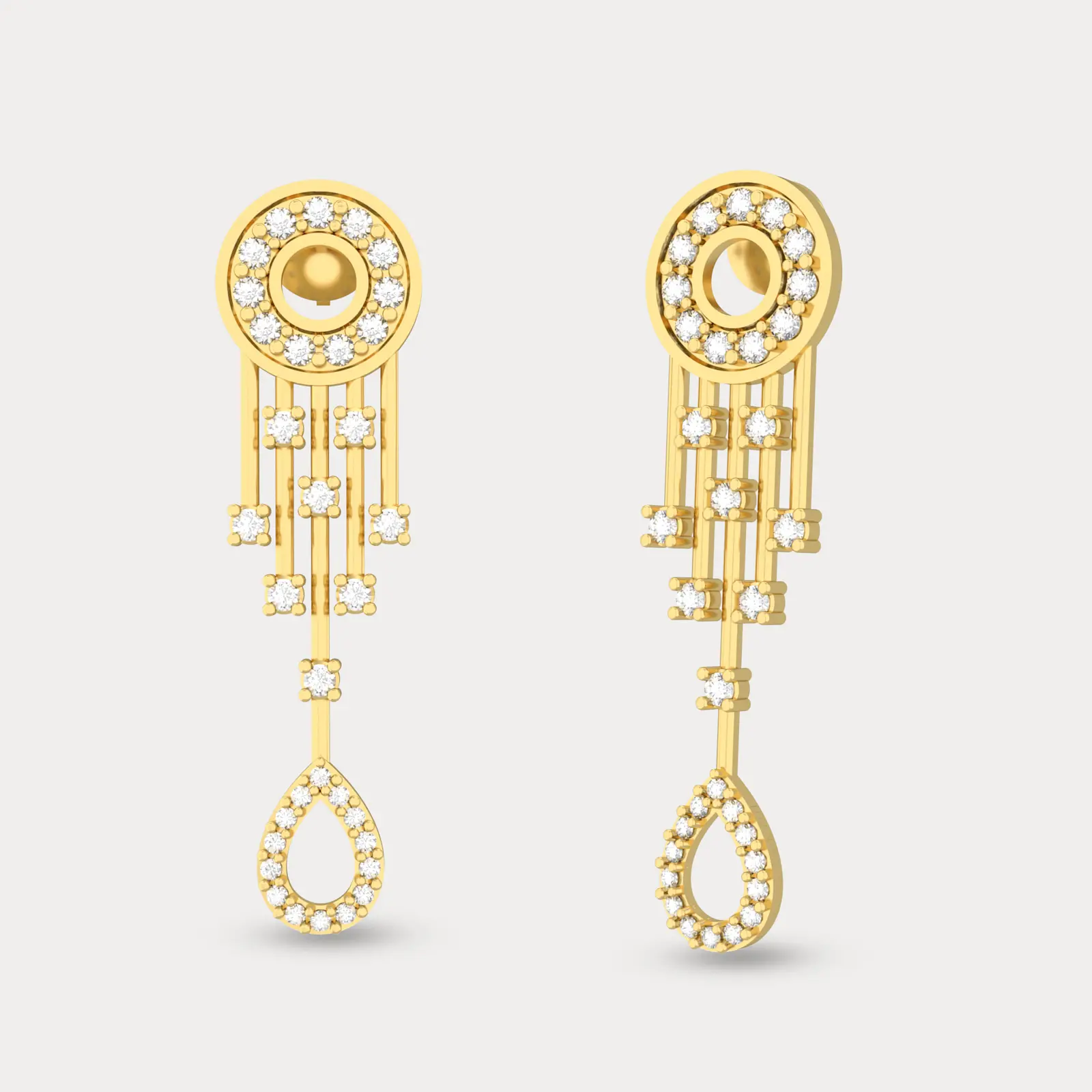 Shrinkler Diamond Earring