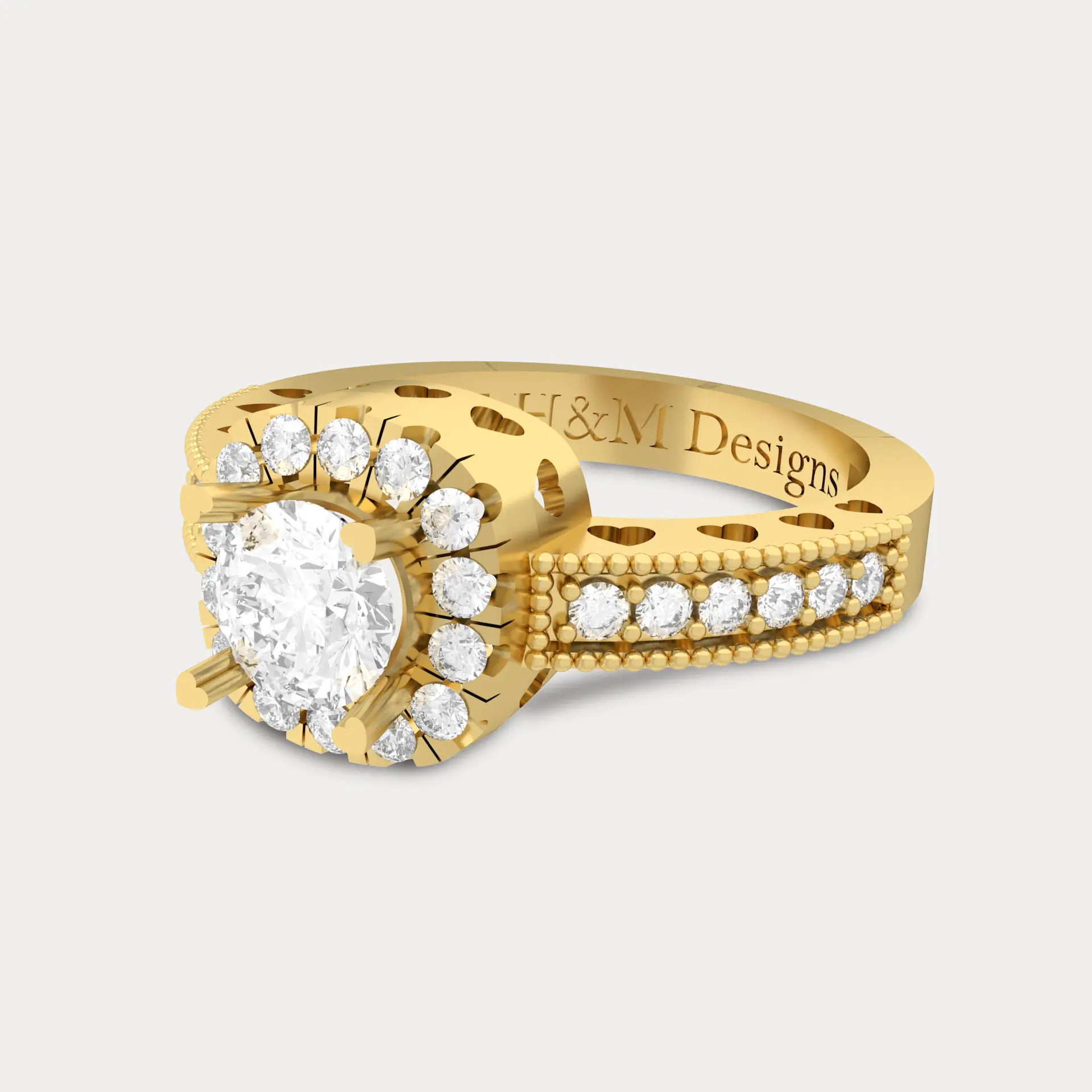 Round Diamond Engagement Ring