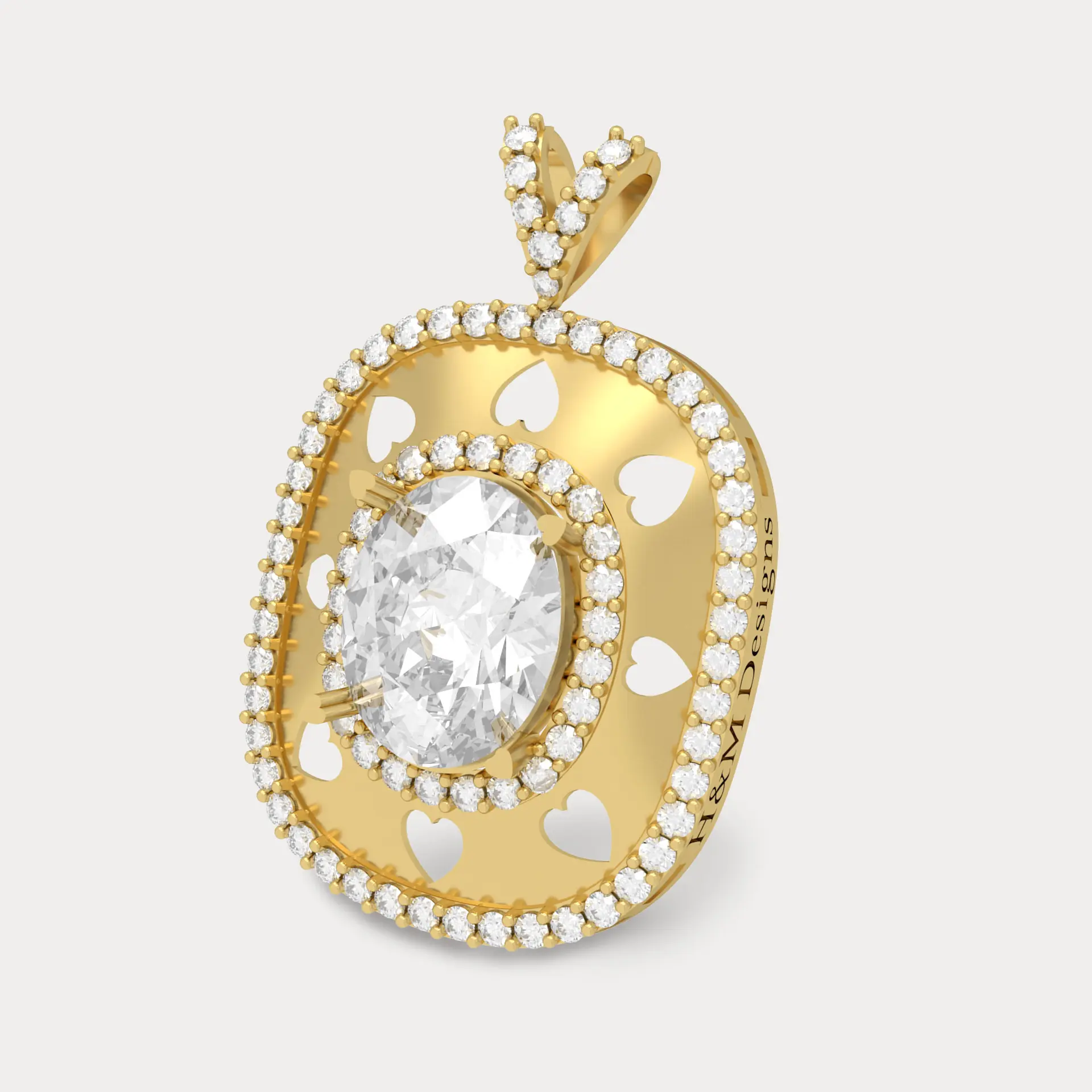 White Sapphire Pendant