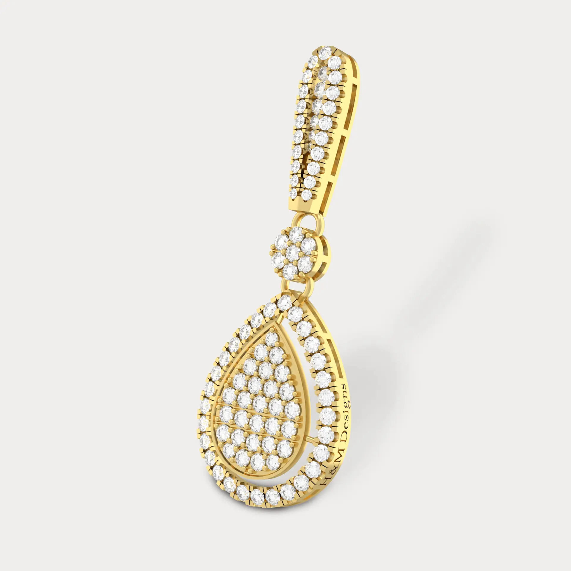 Drop Dangler Diamond  Earring