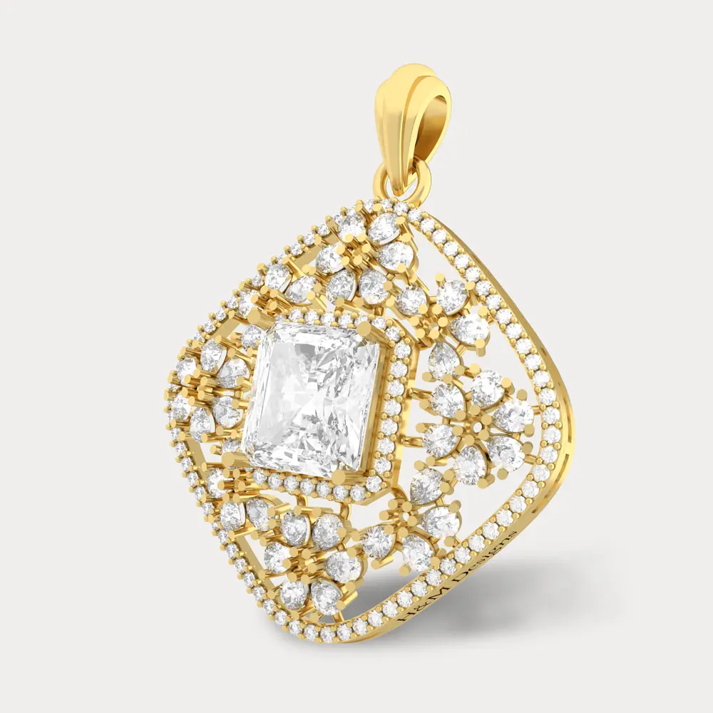 Aster Diamond Pendant