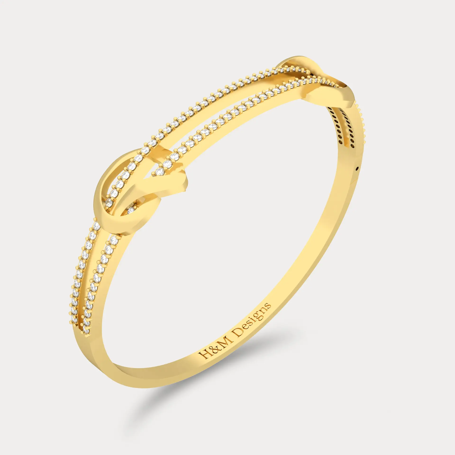 Knot Diamond Bracelet, alternate view