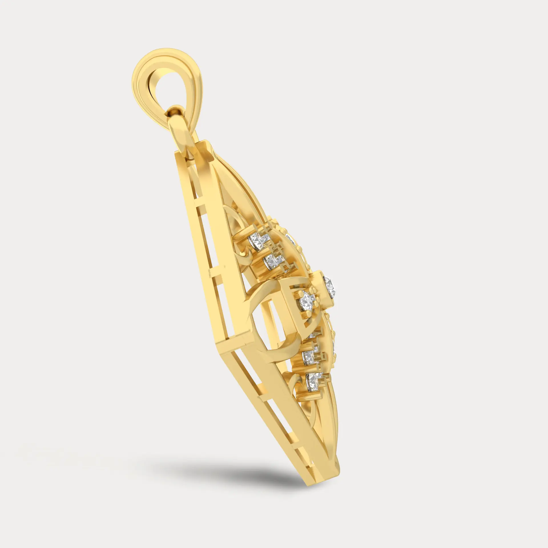 Madeline Diamond  Pendant, alternate view