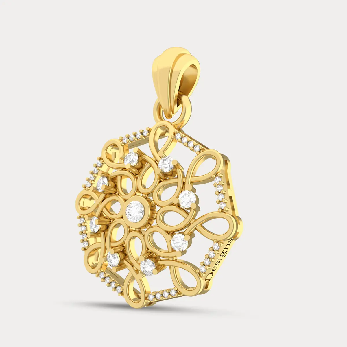 Contemporary princess pendant
