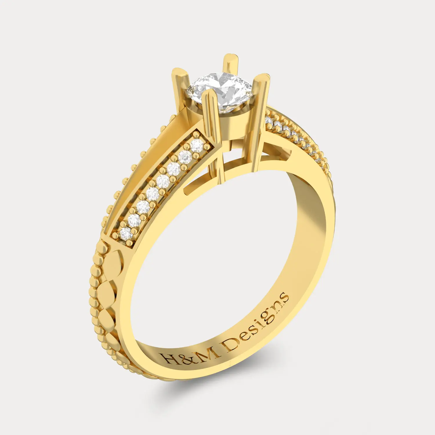 Harmony Diamond Ring , alternate view