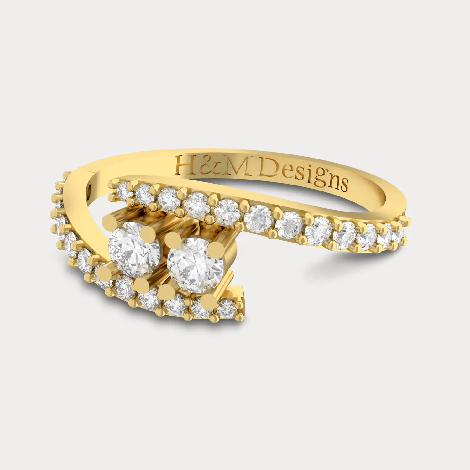 Duo Diamond Ring