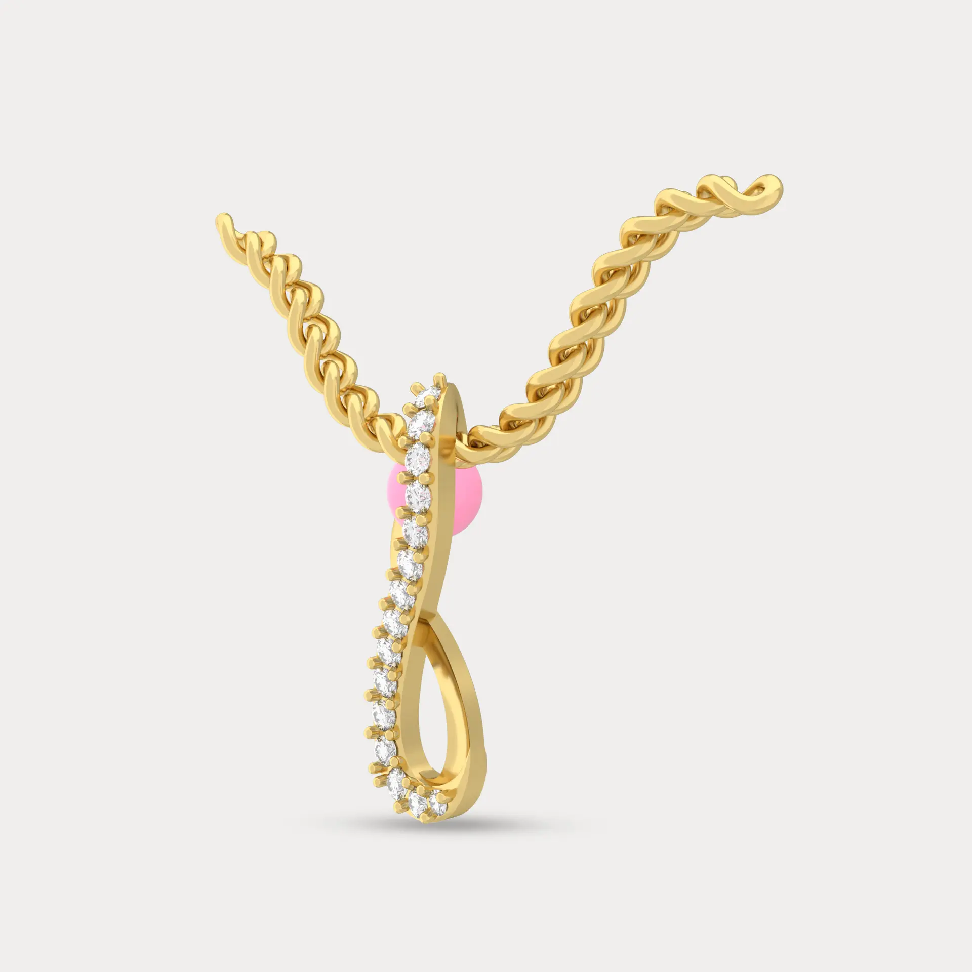 Kiyara Diamond Pendant, alternate view