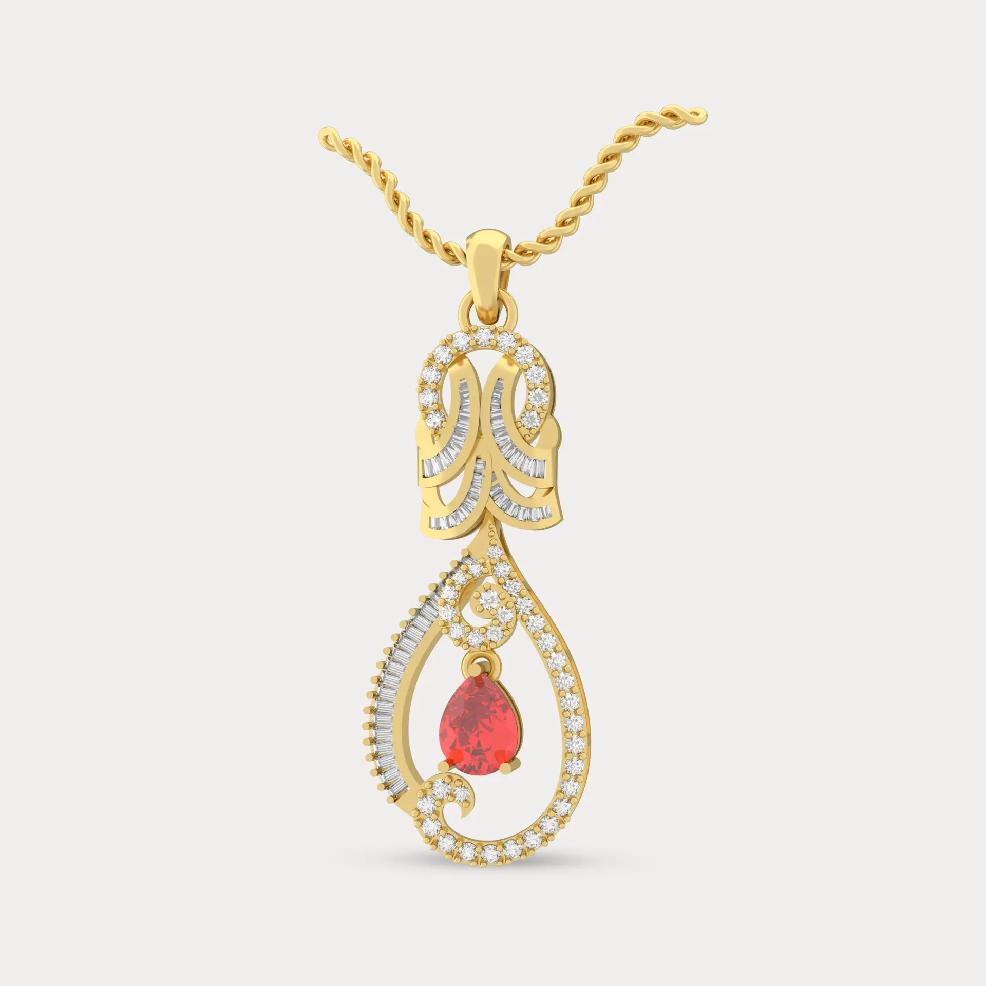 Maitri Diamond Pendant